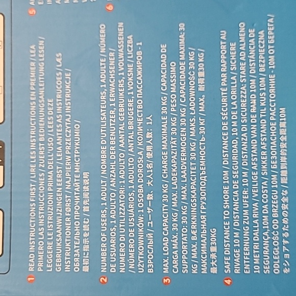 NIB Baby Swim Float, (L) ages 12-36 months, comes with pump and canopy - Picture 6 of 12